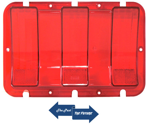 Tail Lamp Light Lens / Red / Each 1967 1968 Ford Mustang MSTL6768-3