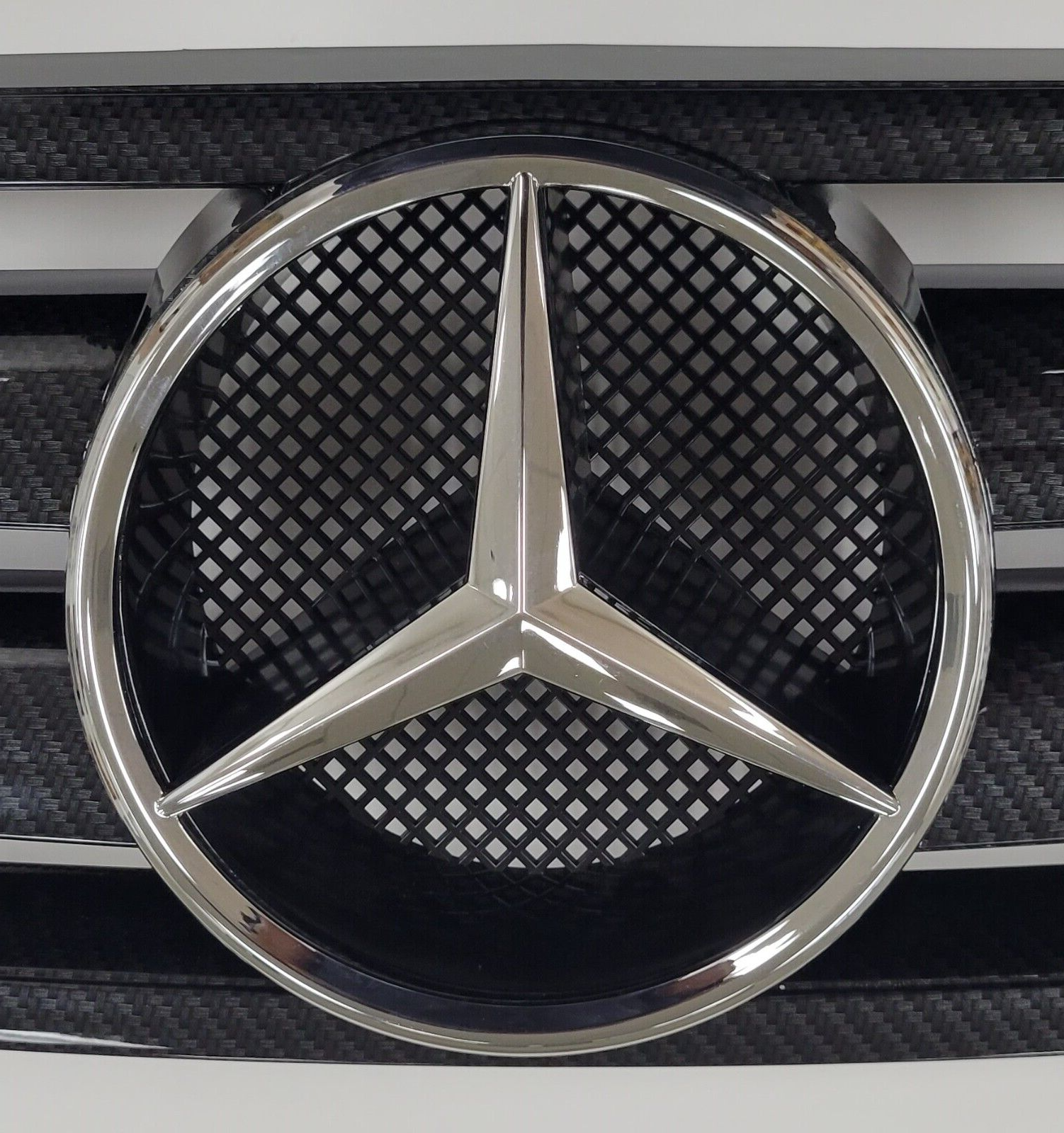W140 S MODEL 92-95, CL TYPE GRILLE CARBON FIBER LOOK