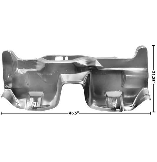 1970~1973 Camaro Floor Transition Panel Behind Rear Seat Backrest WT Primer