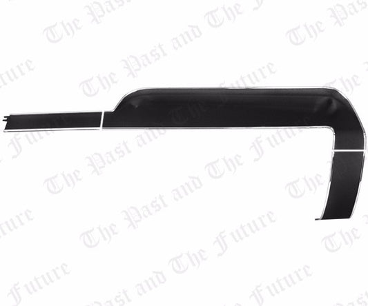 67 68 Mustang Dash Panel Trims Standard 3 pcs Set Upper/Center/Lower (Black)