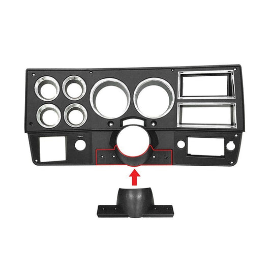 DASH BEZEL W/ AC / 1 HOLE W/NOTCHED RADIO CAVITY 1984-87 CHEROLET TRUCK