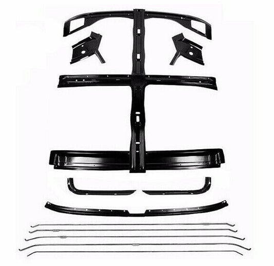 1967 1968 Chevy Camaro Roof Panel Brace Kit 14 Pcs Set Dynacorn