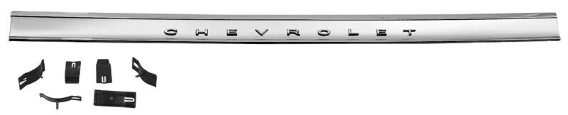 REAR PANEL MOLDING  1966 STANDARD W/CLIPS