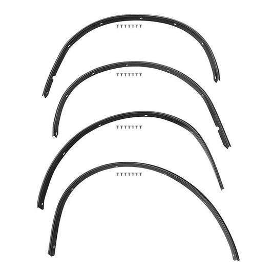 WHEEL OPENING MOLDING  1981-87 BUICK REGAL BLACK 4 PCS SET