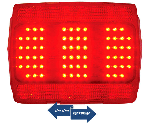 1965 1966 Mustang Red LED Tail Light Lamp MSTL6566-6