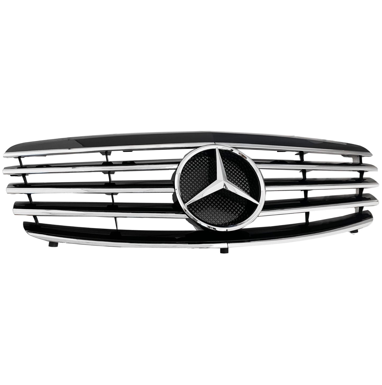 Fits 2007 Mercedes Benz S Class W211 Style Grille Black Plastic