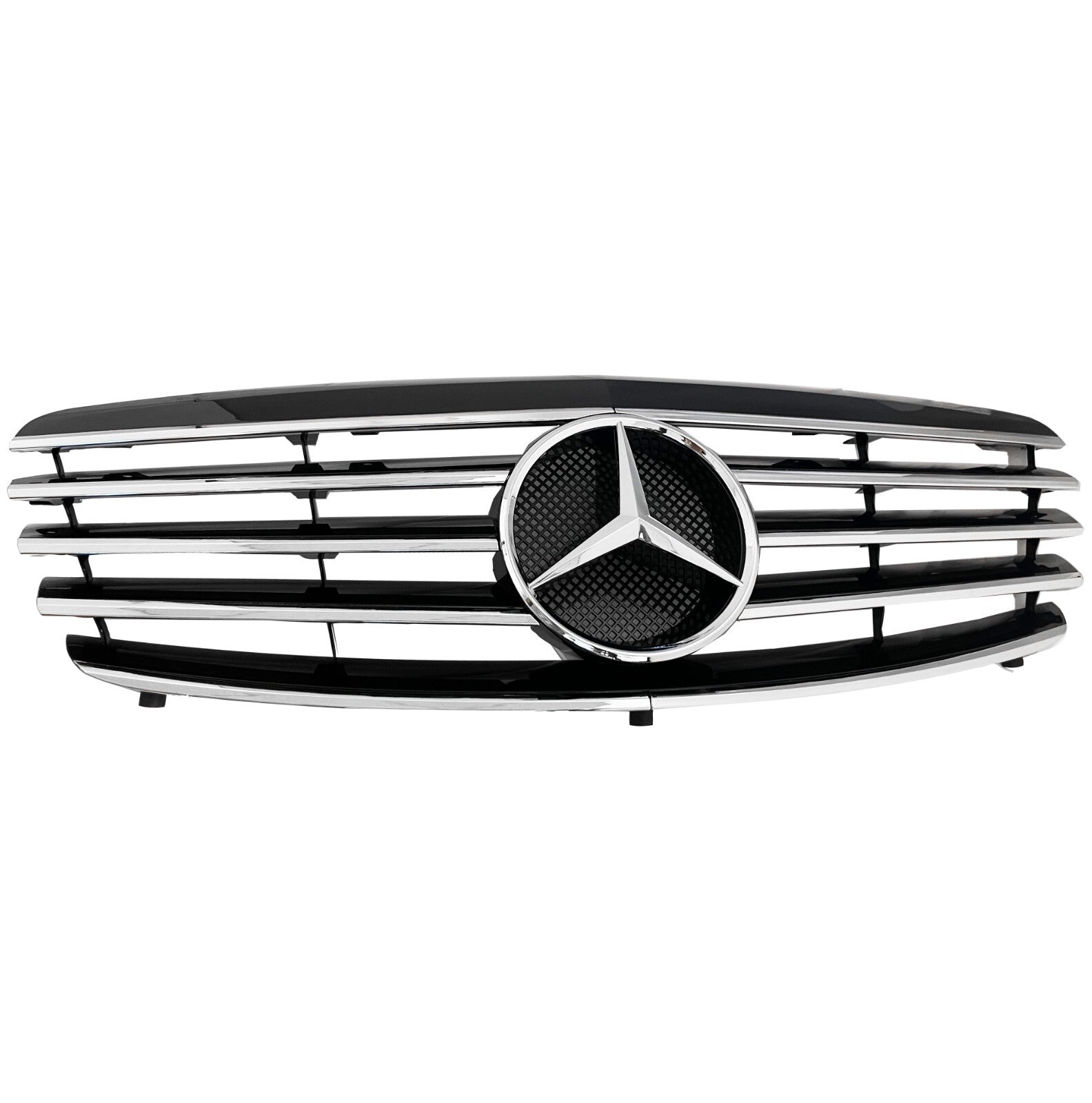 Fits 2007 Mercedes Benz S Class W211 Style Grille Black Plastic