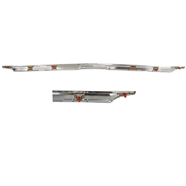 1968 1969 1970 1971 1972 Nova Hood Molding Polished Aluminum Dynacorn