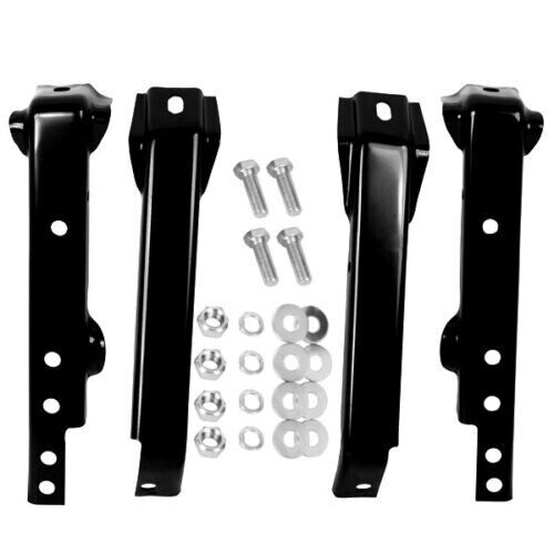 1967~1972 Chevy Pickup Truck Rear Bumper Brackets Set Fletside or Stepside