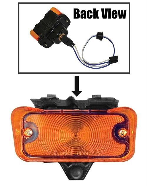 PARKING LAMP ASSEMBLY 1968 CHEVELLE/ELCAMINO FIT'S EITHER SIDE RH=LH