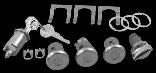 Ignition, Door, Glovebox & Trunk Lock Kit 1962-64 chevrolet nova II