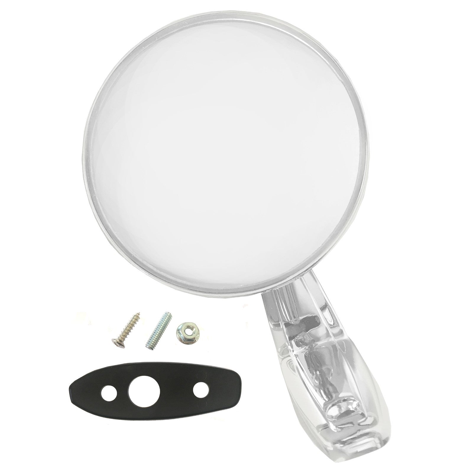 Mopar 1967 68 69 70 B-Body 1967-76 A-Body Round Outside Door Mirror Chrome
