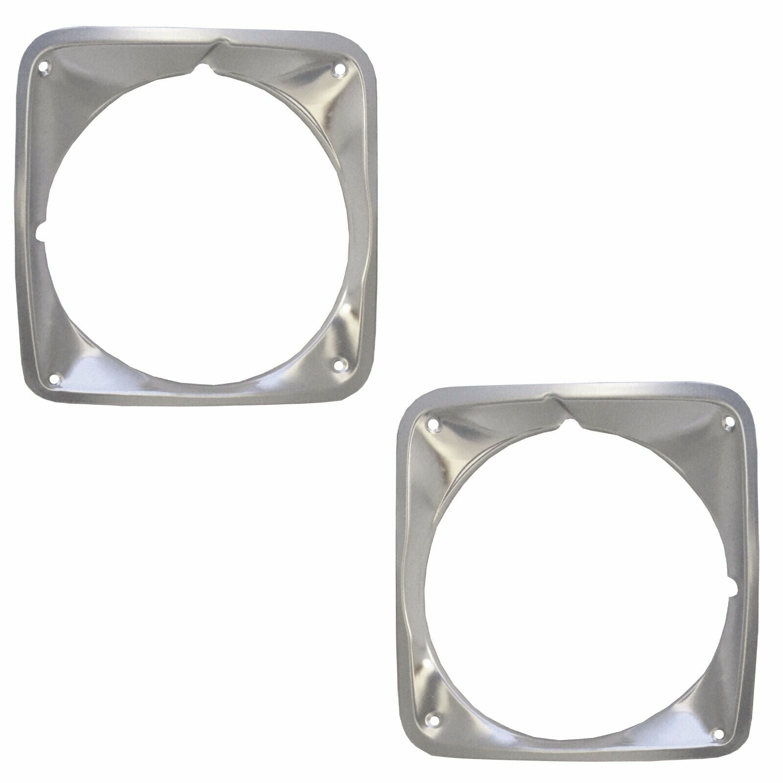 1969~1972 Chevy PU Pickup Truck Headlight Bezels Pair Right & Left Side 2 PCS 
