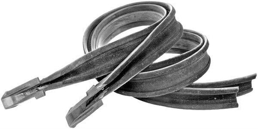 WINDOW GLASS RUNS 1967-68 MUSTANG/ COUGAR PAIR