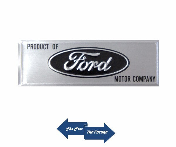 Ford Bronco Mustang Door Sill Scuff Plate Decal - Black / Official Licensed