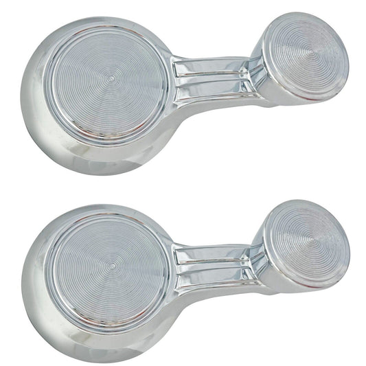 1965~1966 Chevy Impala Vent Window Crank - Chrome Knob - Pair / 2 PCS