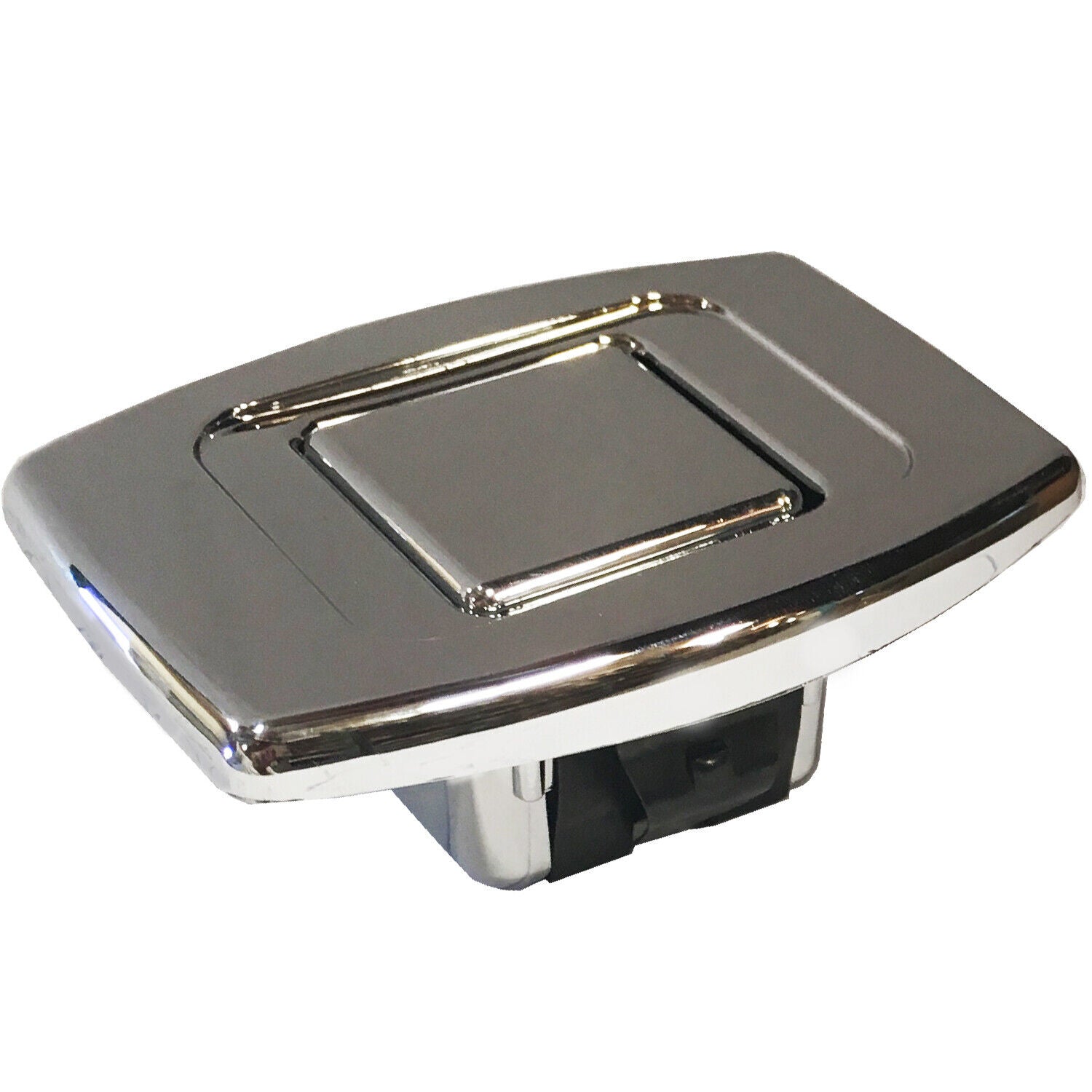 1969~1972 Chevelle Bucket Seat Back Push Release Button Chrome Plastic Dynacorn