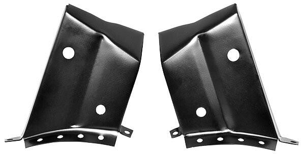 TRUNK HINGE PACKAGE SHELF EXTENTION  1968-72 CHEVELLE PAIR