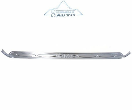 60 61 62 63 64 65 66 Chevy Pickup Truck Door Sill Scuff Plate w/GMC Chrome Each