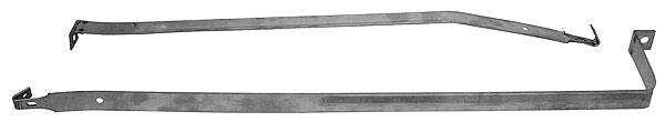 GAS TANK STRAPS STAINLESS PAIR 1973-1975 CHEVROLET CAMARO/FIREBIRD