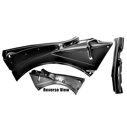 QUARTER PANEL INNER BRACKET LH 2 PCS CONV. 1967-1968 CHEVROLET CAMARO/FIREBIRD