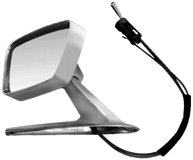 DOOR MIRROR LH  1967-68 MUSTANG REMOTE CONTROL