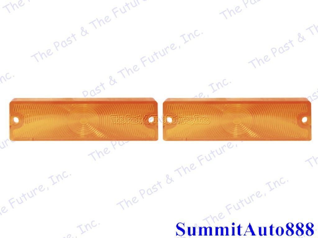 1965 65 Chevy Impala Parking Park Lamp Light Len Lens - Pair / 2 PCS IMPL65-1