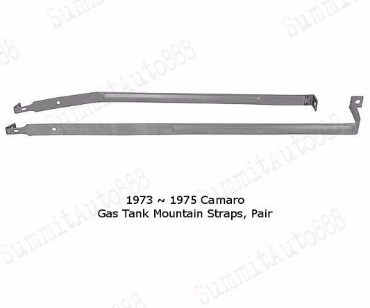 1973 1974 1975 73 74 75 Camaro Firebird Fuel Gas Tank Mounting Straps Pair 