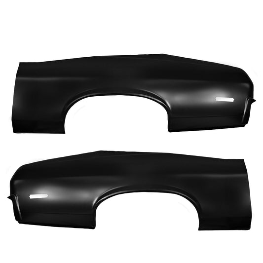 1973~1974 Nova Quarter Panel Skin Pair Right & Left Side EDP Steel Dynacorn