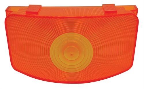 PARK LIGHT LENS 1955-56 FORD TRUCK AMBER LENS FITS EITHER SIDE