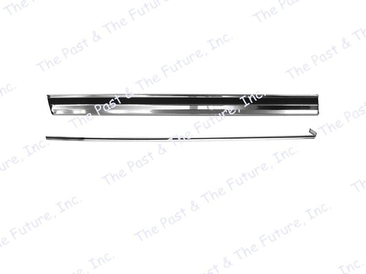 Chevy Pickup Truck Front Upper Lower RH Quarter Panel Molding CPQP7380-1R+2R