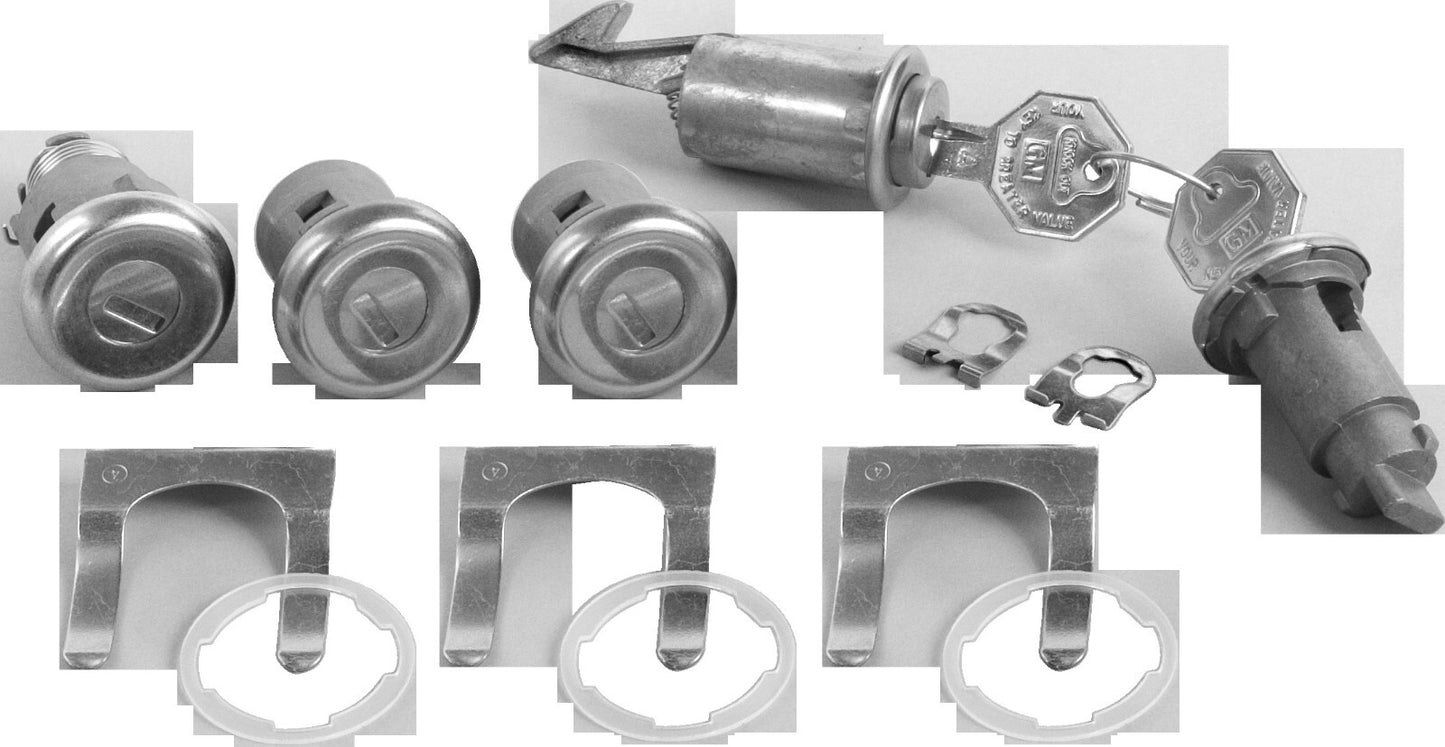 Ignition, Door, Glovebox & Trunk Lock Kit 1967 CHEVROLET IMPALA