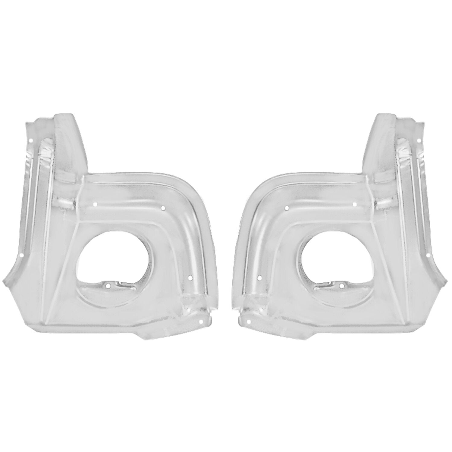 1964 Impala Tail Lamp Light Extension Mounting Panels Left & Right Weld Through