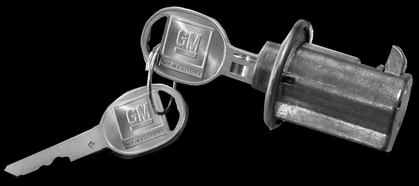 Glovebox Lock 61-63 Impala w/ Round Head Key Dynacorn 168