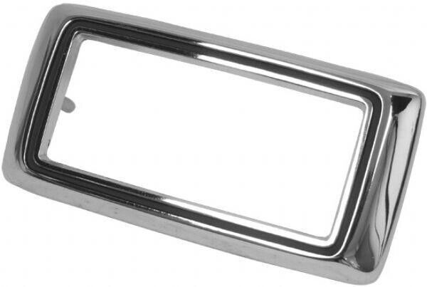 MARKER LAMP BEZEL FRONT-REAR 1969 MUSTANG COUGAR PAIR