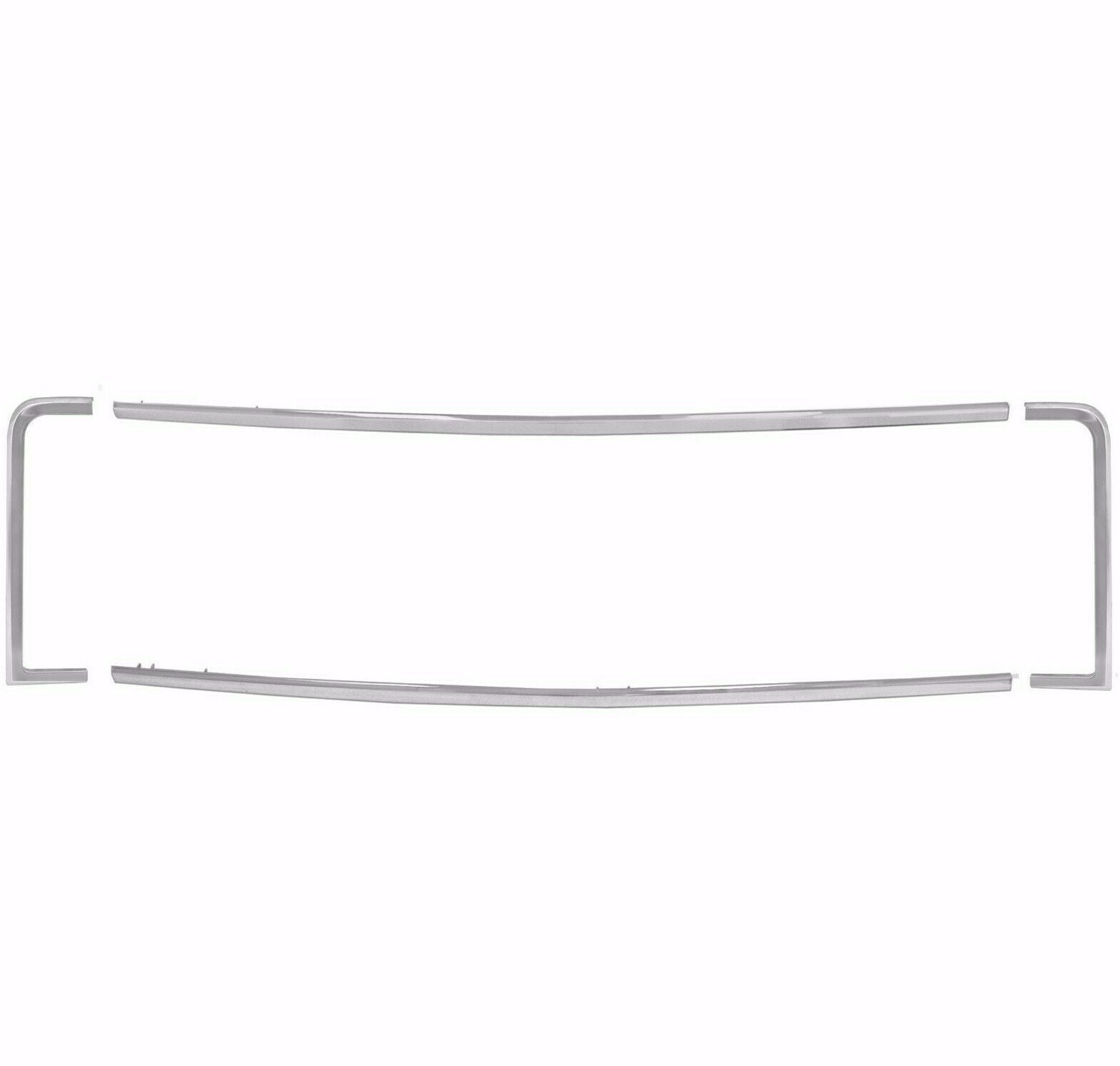 1981~1982 Blazer Chevy Truck Fender to Grille Molding Set Right+Left+Upper+Lower