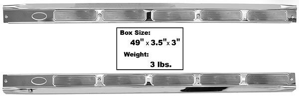 70 71 72 73 74 75 76 77 78 79 80 81 Camaro Firebird Scuff Plate Stainless Steel 