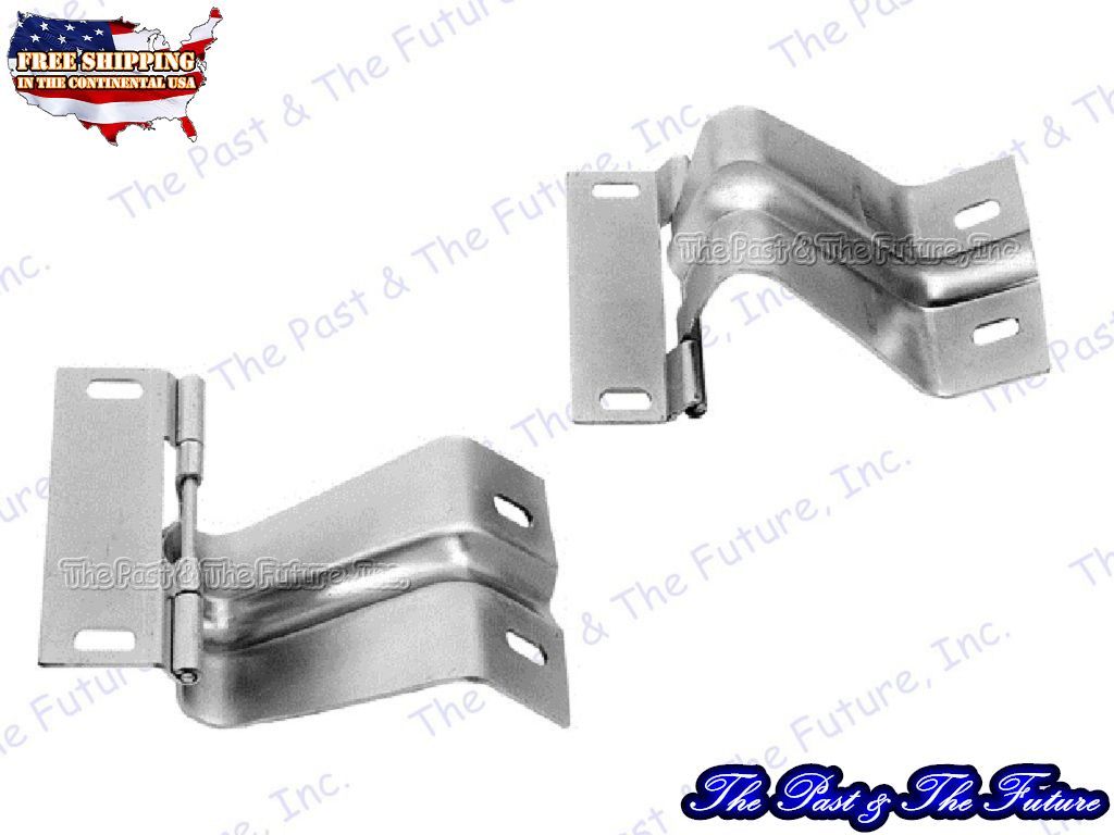 Trap Door Hinge Behind Rear Seat - Fastback - Pair / 2 PCS MSTK6770-1