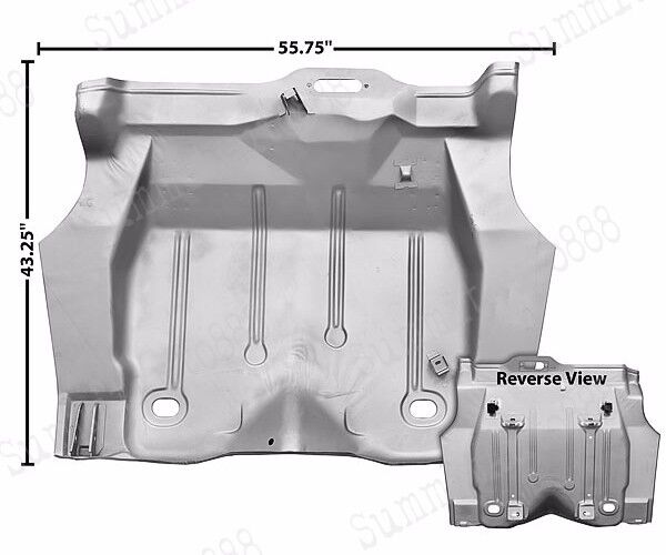1970 71 72 73 Camaro Firebird Complete Full Trunk Floor Pan Weld Through Primer