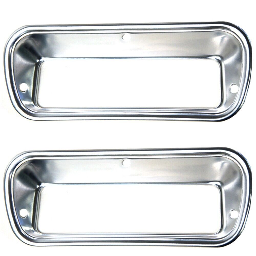 1962~1966 Chevy Pickup PU Truck Parking Park Lamp Light Bezel Aluminum