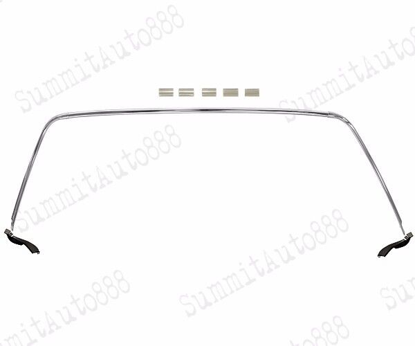 70 71 72 73 74 75 76 77 78 79 80 81 Camaro Windshield Moldings 5pcs w/Retainers