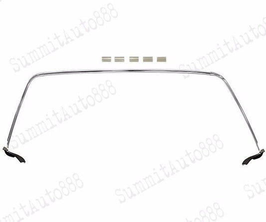 70 71 72 73 74 75 76 77 78 79 80 81 Camaro Windshield Moldings 5pcs w/Retainers