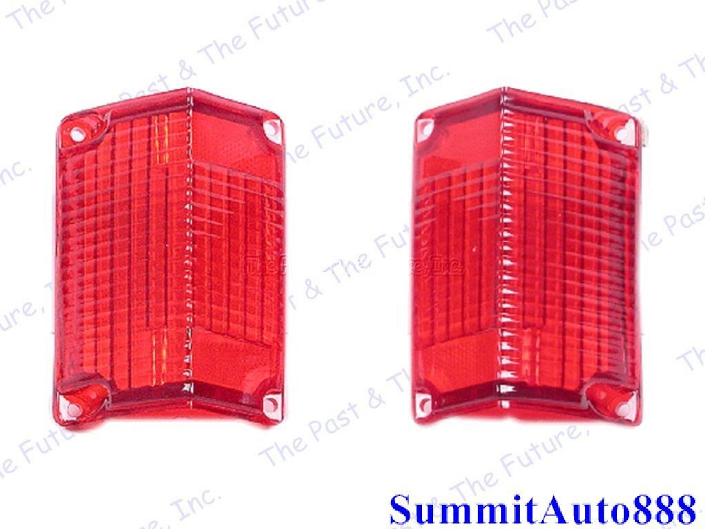 1968 1969 Chevy El Camino Tail Lamp Light Lens Pair / 2 Pieces Right & Left Side