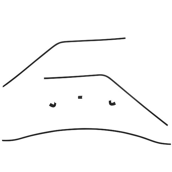 68 - 70 Coronet Rear Window Interior Trim 6pc Set