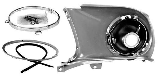 HEADLAMP BUCKET ASSY LH 1970 FORD MUSTANG