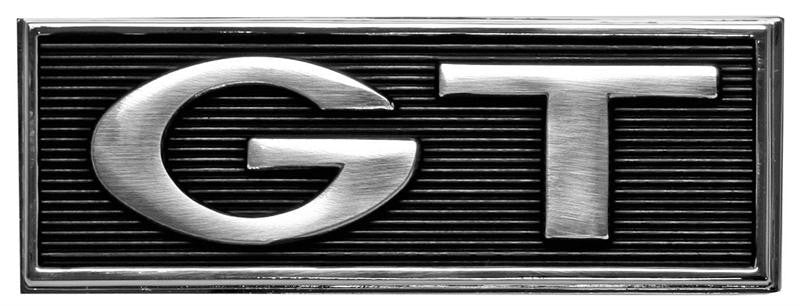 FRONT EMBLEM NAME PLATE ( GT ) 1968 FORD MUSTANG