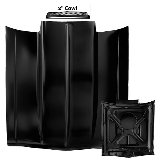 1973 1974 Nova Hood Panel 2" Cowl Induction w/Bug Screen Dynacorn