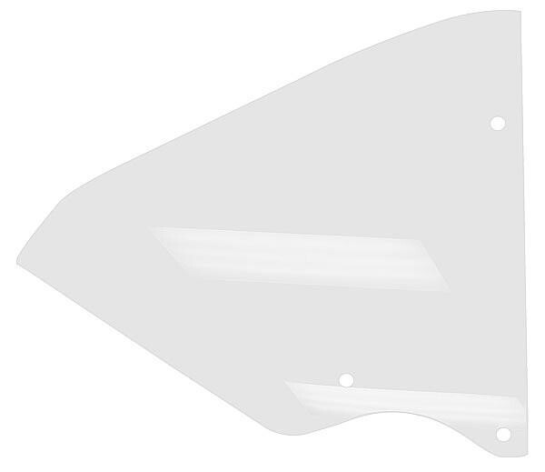 QUARTER GLASS FITS RH-LH CLEAR NOVA