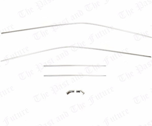 68 69 70 Mopar Dodge Charger Drip Rail Moldings Pair 6 pieces without top