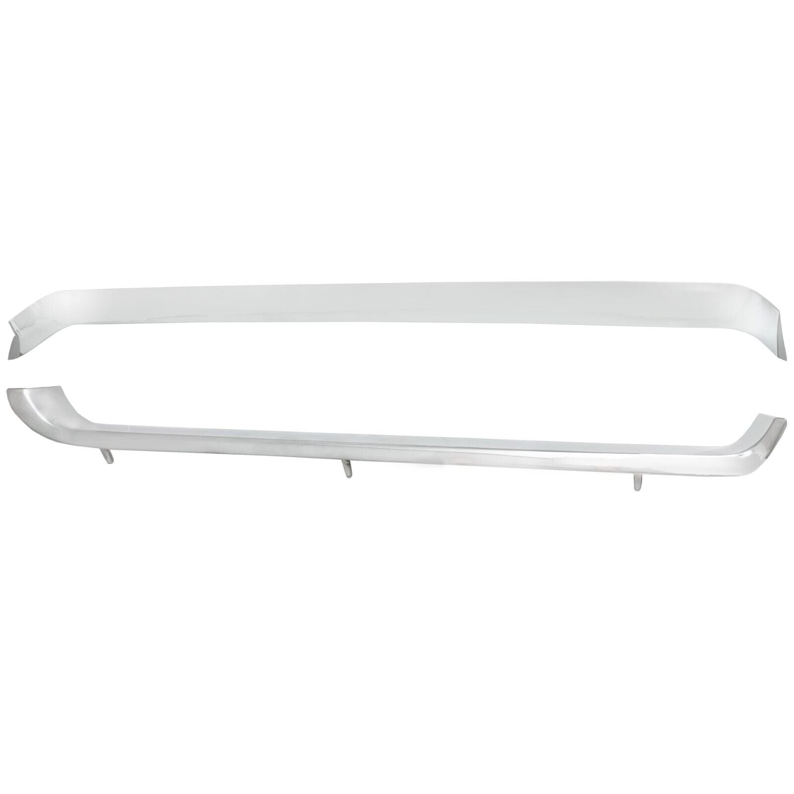 1968 68 Pontiac GTO Front Valance Molding Chrome Pair RH+LH 2 PCS